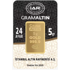 24 Ayar 995 Milyem İAR 5 Gram Altın