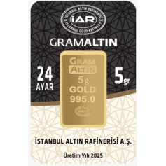 24 Ayar 995 Milyem İAR 5 Gram Altın