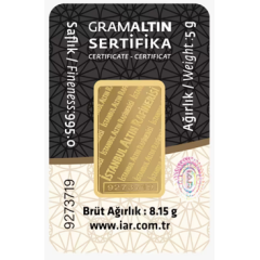 24 Ayar 995 Milyem İAR 5 Gram Altın