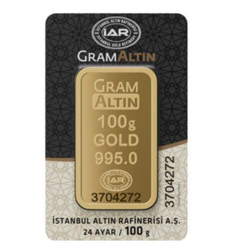 24 Ayar 995 Milyem İAR 100 Gram Altın