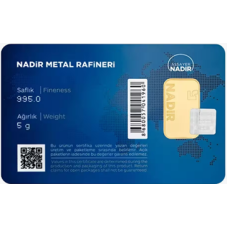 24 Ayar 995 Milyem Nadir Gold 5 Gram Altın