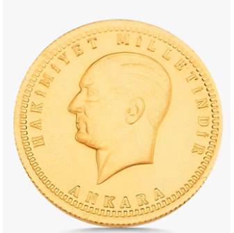 Cumhuriyet Ata Yarım Darphane (Yeni Tarihli)